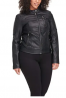 Levi's womens Faux Leather Motocross Racer Jacket (Standard and Plus Sizes)