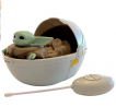 Mandalorian Star Wars The Baby Yoda The Child in Pram - Remote Control Crib Car