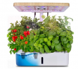 Moistenland Hydroponics Growing System,Indoor Herb Garden Starter Kit w/LED Grow Light,Plant Germina