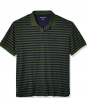 Nautica Men's Big and Tall Classic Fit Short Sleeve 100% Cotton Stripe Soft Polo Shirt