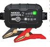 NOCO GENIUS2, 2-Amp Fully-Automatic Smart Charger, 6V and 12V Battery Charger, Battery Maintainer, T