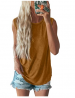 Paitluc Womans Summer Tank Top Loose Fit Sleeveless T-Shirt Top Blouse Shirts S-2XL