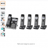 Panasonic Link2Cell Bluetooth Cordless Phone System with Voice Assistant, Call Blocking and Answerin