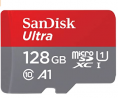 SanDisk 128GB Ultra MicroSDXC UHS-I Memory Card with Adapter - 120MB/s, C10, U1, Full HD, A1, Micro 