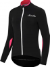 Santic Women bike Fleece Coat Windproof Reflective Thermal Soft shell Cycling Winter Biking Jacket