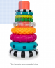 Sassy Stacks of Circles Stacking Ring STEM Learning Toy, 9 Piece Set, Age 6+ Months
