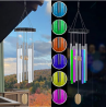 Solar Wind Chimes Bubble Stick Ornament with Rainproof, Gifts for Mom and Grandma, Memorial Wind Chi
