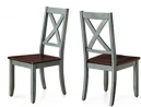 Sturdy Better Homes and Gardens Maddox Crossing Dining Chair, Blue, Set of 2