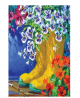 Toland Home Garden 119994 Boots and Blossoms 12.5 x 18 Inch Decorative, Garden Flag-12.5