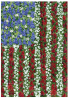 Toland Home Garden Field of Glory 28 x 40 Inch Decorative Floral America Patriotic Flower Summer Hou