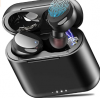 TOZO T6 True Wireless Earbuds Bluetooth Headphones Touch Control with Wireless Charging Case IPX8 Wa