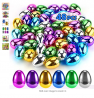 UFUNGA 48 PCs Easter Eggs, Easter Basket Stuffers for Toddler Kids Baby Boys Girls Teens, Plastic Ea