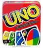 UNO Family Card Game, with 112 Cards in a Sturdy Storage Tin, Travel-Friendly, Makes a Great Gift fo