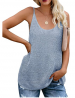 Women Oversize Scoop Neck Tank Tops Causal Sleeveless Knit Shirts Tunic Camis Loose Fashion Summer S