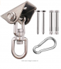 Xavnia Heavy Duty Swing Hangers Suspension Hooks Stainless Steel 360° Rotation with Hanging Snap Ho