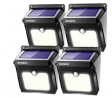 ZOOKKI Solar Lights Outdoor, 28 LED Wireless Motion Sensor Lights, IP65 Waterproof Wall Light Easy-t