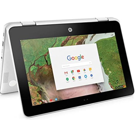 2019 HP Chromebook X360 Convertible 11.6” HD Touchscreen 2-in-1 Tablet Laptop Computer, Intel Celeron N3350 up to 2.4GHz, 4GB DDR4 RAM, 32GB eMMC, 802