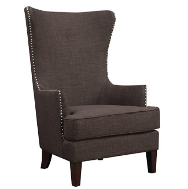 Abbey Avenue Millie Accent Chair in in, Chocolate