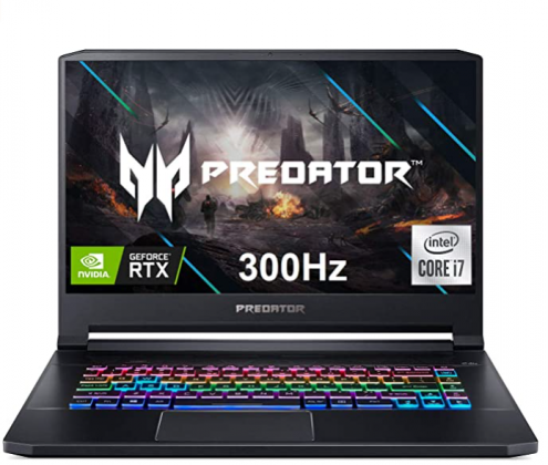 Acer Predator Triton 500 PT515-52-73L3 Gaming Laptop, Intel i7-10750H, NVIDIA GeForce RTX 2070 SUPER, 15.6