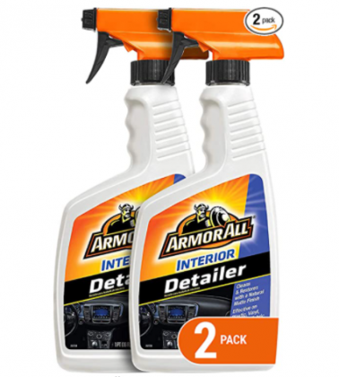 Armor All Interior Car Cleaner Formula, Detailer for Cars, Truck, Motorcycle, 16 Fl Oz, Pack of 2, 18726
