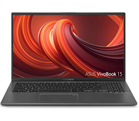 ASUS F512DA-EB51 VivoBook 15 Thin and Light Laptop, 15.6” Full HD, AMD Quad Core R5-3500U CPU, 8GB DDR4 RAM, 256GB PCIe SSD, AMD Radeon Vega 8 Graphic