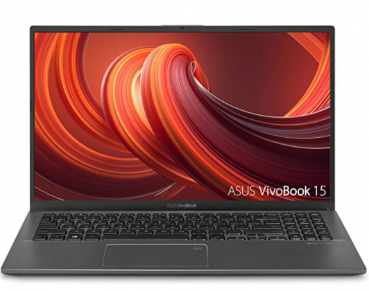 ASUS VivoBook 15 Thin and Light Laptop- 15.6” Full HD, Intel i5-1035G1 CPU, 8GB RAM, 512GB SSD, Backlit KeyBoard, Fingerprint, Windows 10- F512JA-AS54