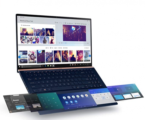 Asus ZenBook 15 Ultra-Slim Laptop 15.6” FHD NanoEdge Bezel, Intel Core i7-10510U, 16GB RAM, 1TB PCIe SSD, GeForce GTX 1650, Innovative Screenpad 2.0,