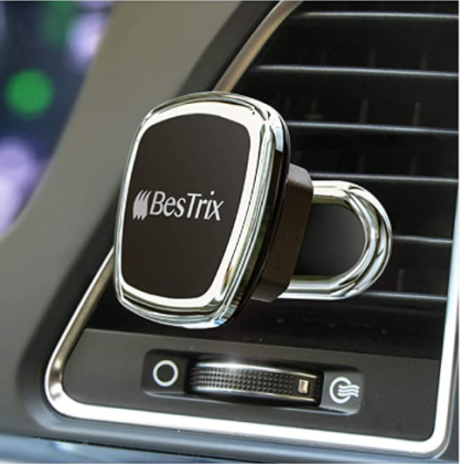 BESTRIX Magnetic Phone Car Mount Magnetic Car Cell Phone Holder | Magnet Car Phone Holder Compatible w/ iPhone 12 11 Pro/11 Pro Max/XS/XR/X/8/7,Galaxy