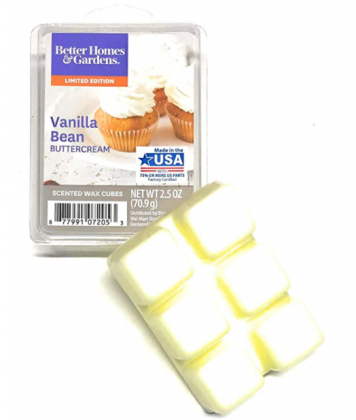 Better Homes and Gardens 2018 Limited Edition Vanilla Bean Buttercream Wax Cubes