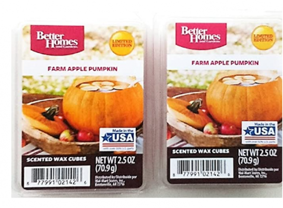 Better Homes & Gardens Farm Apple Pumpkin Scented Wax Cubes – Two (2) Packs (2.5 oz Each)
