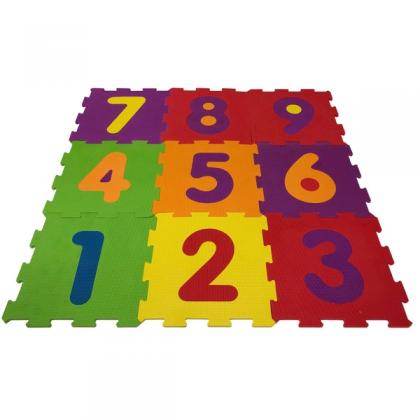 Big Steps Play Number Puzzle Play Foam Mat