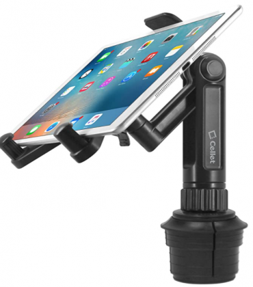 Cellet Universal 360 Adjustable Cup Holder Mount, Automobile Cradle Compatible with Apple iPhone Xs Max XR 8 Plus, Galaxy S10 S10e S10Plus, S9 S9Plus