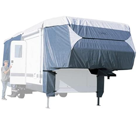 Classic Accessories Over Drive PolyPRO3 Deluxe 5th Wheel Cover or Toy Hauler Cover, Fits 20' - 23' RVs (75263)