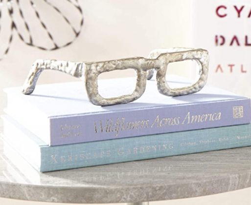 Cyan Design 08827 Sculptured Spectacles Ideal Gift for Wedding, Floral / Floor Vase, Party, Home Decor, Office, Spa