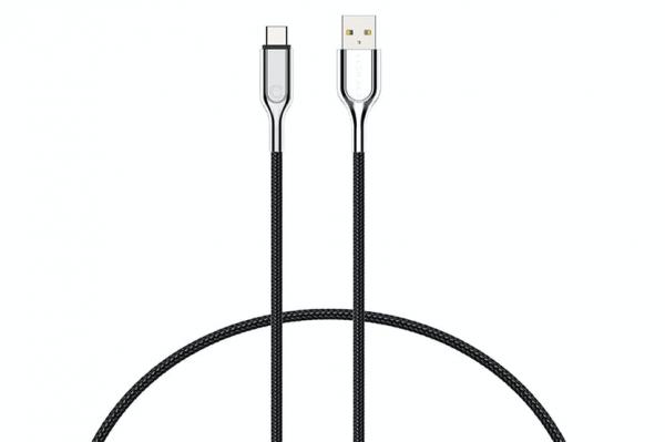 Cygnett Armoured USB-C to USB-A 2.0 Braided Cable | 1m