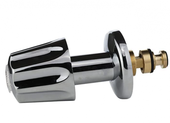 DANCO Bathtub and Shower 3-Handle Remodel/Rebuild Trim Kit for Gerber Faucets | Knob Handle | 11B-1H, 11B-1C, 11B-4D | Chrome (39617)