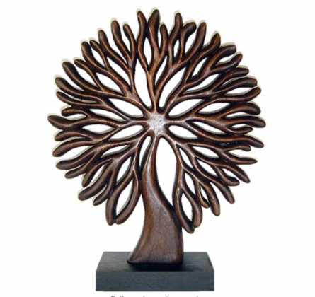 Decozen Handmade Wooden Tree of Life Décor a Symbol of Growth and Strength Made by Skilled Artisans for Farm House Home Decor Living Rooms Bedroom Kit