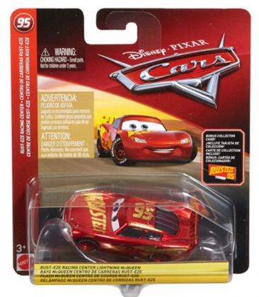 Disney Pixar Cars Die-cast Lightning McQueen with Accessory Card Vehicle