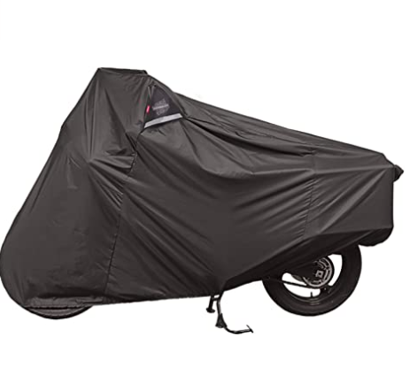 Dowco Guardian 51614-00 WeatherAll Plus Indoor/Outdoor Waterproof Motorcycle Cover: Black, Adventure Touring