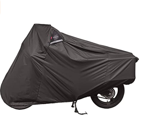 Dowco Guardian 51614-00 WeatherAll Plus Indoor/Outdoor Waterproof Motorcycle Cover: Black, Adventure Touring