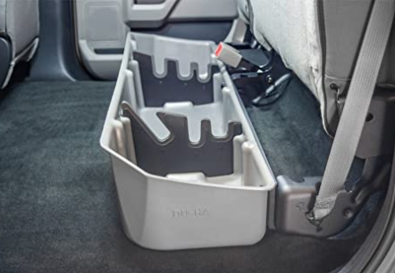 DU-HA Under Seat Storage Fits 15-17 Ford F-150 SuperCrew, Black, Part #20110