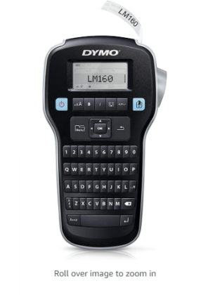 DYMO Label Maker LabelManager 160 Portable Label Maker, Easy-to-Use, One-Touch Smart Keys, QWERTY Keyboard, Large Display, for Home & Office Organizat