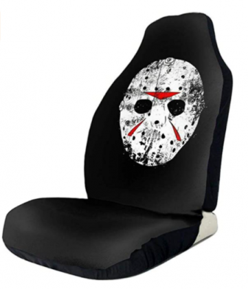 Friday The 13th Car Seat Covers Accessories Set Super Soft Vehicle Seat Decoration Protector Cover Bag Cars/Truck/Suv(1/2pcs)