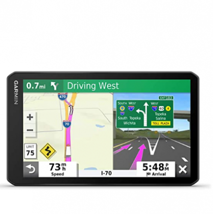 Garmin dezl OTR700, 7-inch GPS Truck Navigator, Easy-to-Read Touchscreen Display, Custom Truck Routing and Load-to-Dock Guidance, 7 Inch