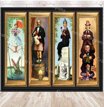 Haunted Mansion Stretching Room Poster Vintage Disney Attraction Posters Magic Kingdom Disneyland Disney World Home Decor Wall Art (1 Poster)