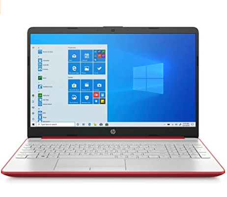 HP 15.6 inch HD LED Display Laptop 2020 (Intel Pentium Gold 6405U Processor, 4 GB DDR4 RAM, 128 GB SSD, HDMI, Webcam, WI-FI, Windows 10 S) Scarlet Red