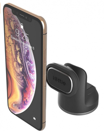 iOttie ITap 2 Magnetic Dashboard Car Mount Holder || Cradle for IPhone Xs Max R 8 Plus 7 Samsung Galaxy S10 E S9 S8 Plus Edge Note 9 & Other Smartphon