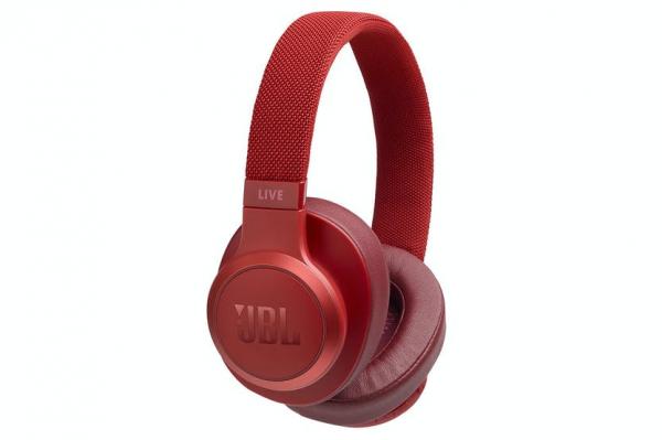 JBL Live 500BT Over-Ear Wireless Headphones | Red