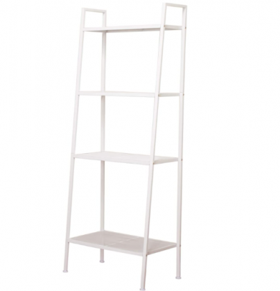 Ladder Shelf,4-Tier Bookshelf,Storage Rack Shelves,Plant Flower Stand, Multipurpose Organizer Rack for Home, Office, Living Room, Balcony,Metal Indust