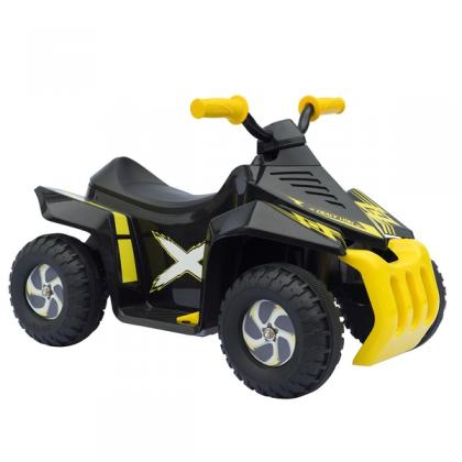 Mini ATV 6V - Black & Yellow Electric Ride On